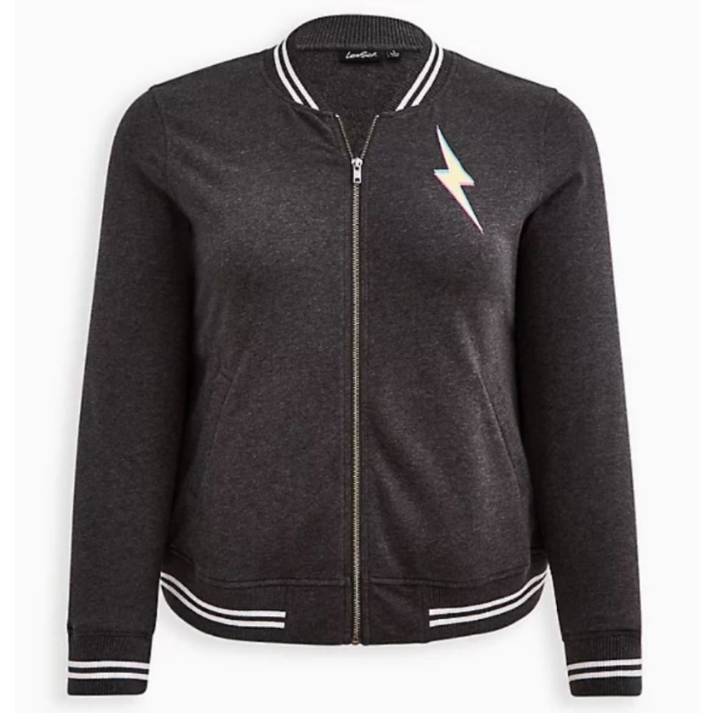 Torrid lovesick relaxed bomber jacket